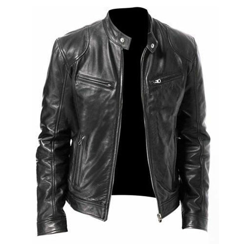 Slim Leather Jacket