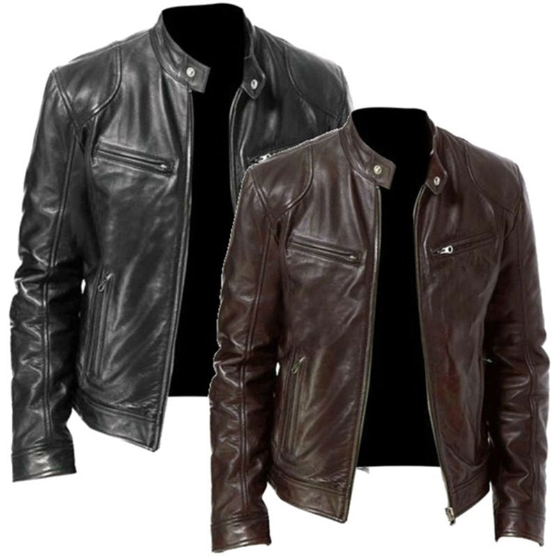 Slim Leather Jacket