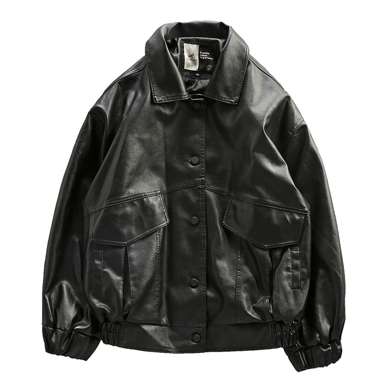 Men's Baggy Leather Jacket