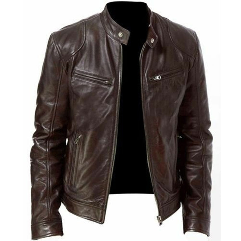 Slim Leather Jacket