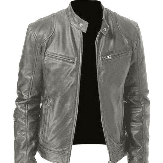 Slim Leather Jacket